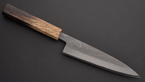 TADAFUSA GETSUMEN BLUE NO.2 SS CLAD NASHIJI HIRAKI GYUTO 165